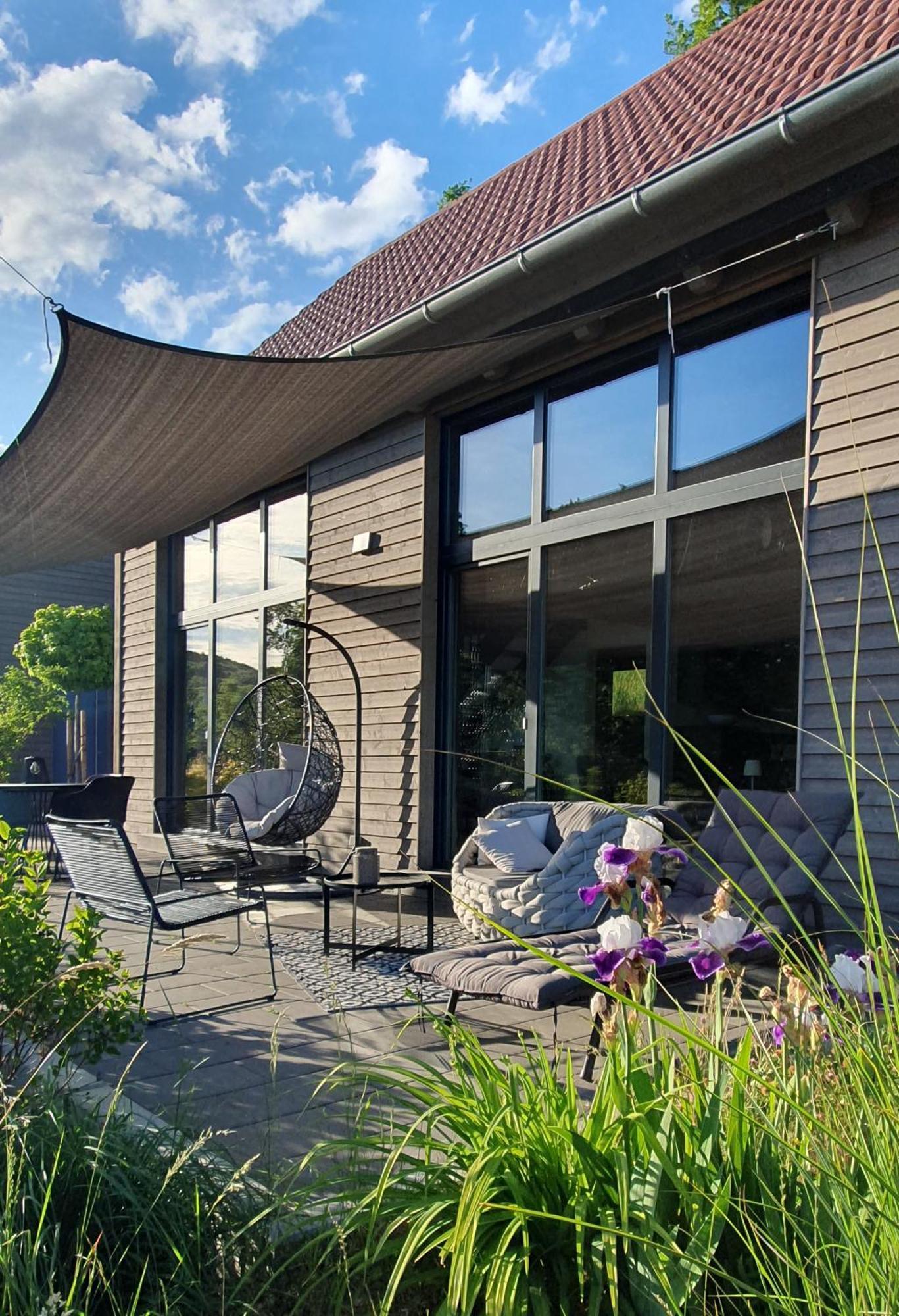 Odenwald-Lodge Mit Infrarotsauna Und E-Ladestation "Haus Purpur" Reichelsheim Exteriör bild